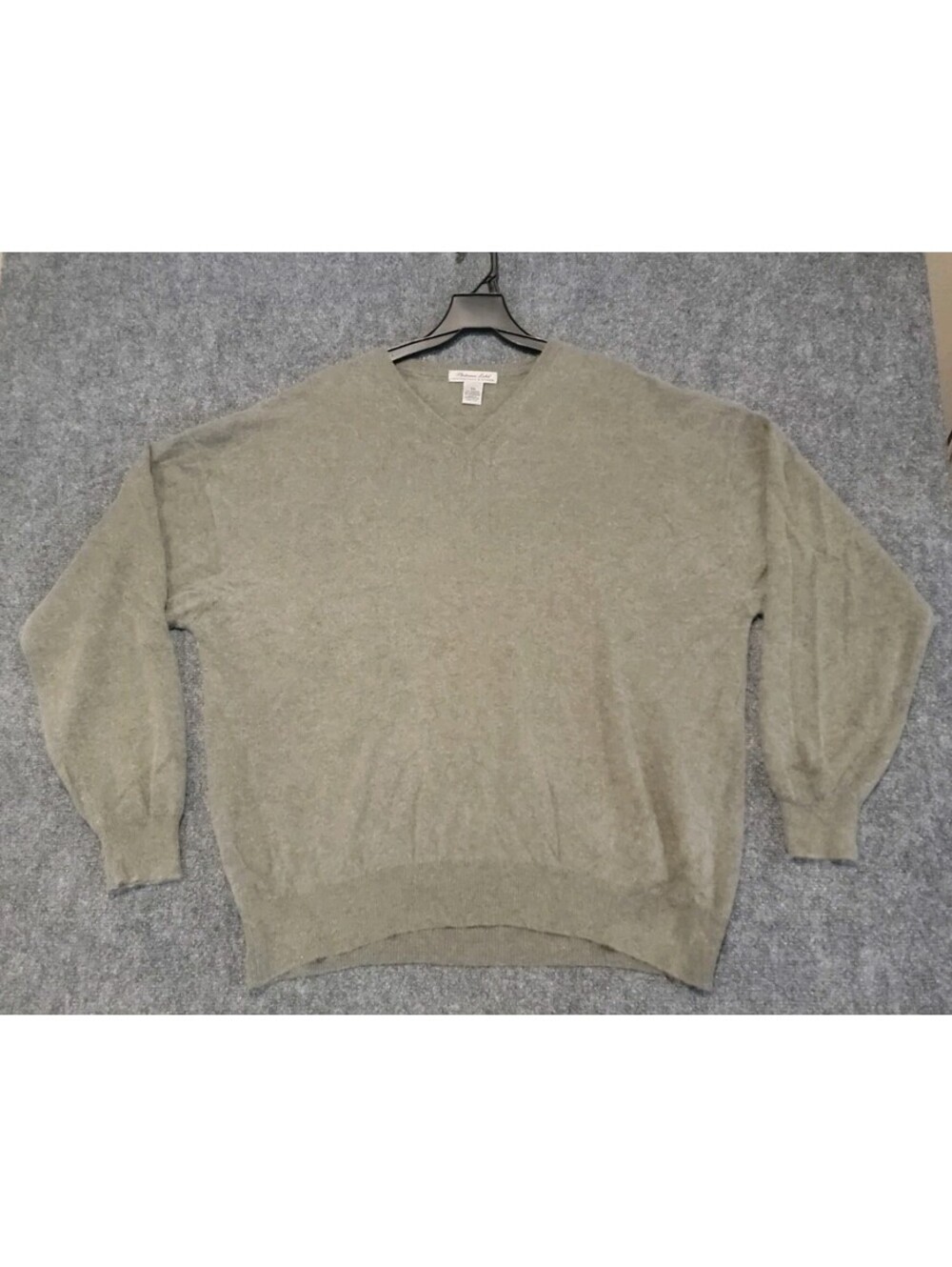 Roundtree Yorke Platinum Label Angora Cashmere Lambswool V-Neck Sweater XXL 450